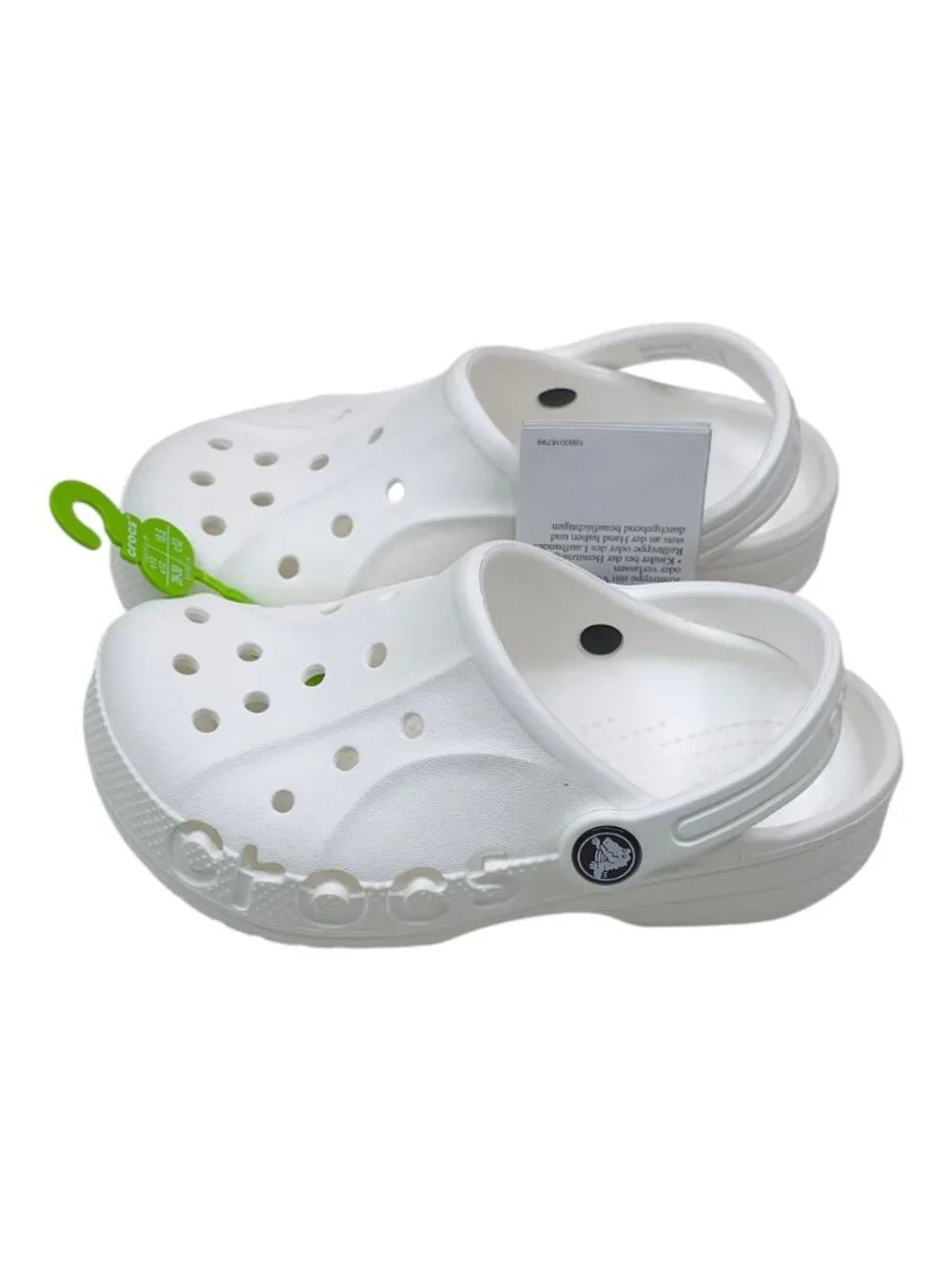 Crocs Baya Clog K Kids Unisex Sz C12 Lightweight Durable Comfort Slip-On Sandals